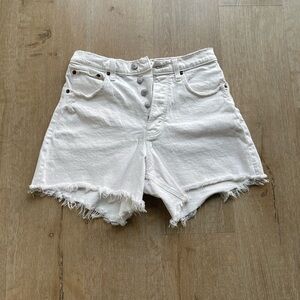 Abercrombie & Fitch Curve Love High Rise Dad Shorts